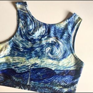 Starry Night Crop Top